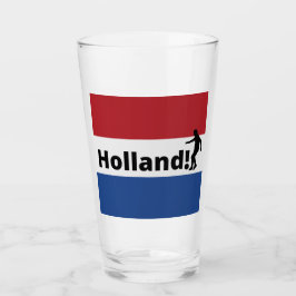Levendige Nederlandse Vlag Steunbetuiger Glas