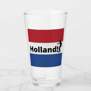 Levendige Nederlandse Vlag Steunbetuiger Glas