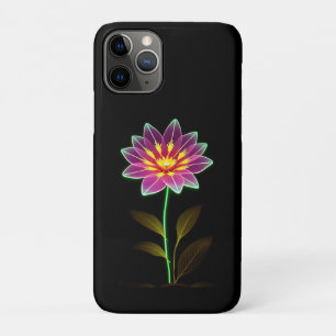 Levendige Neon Bloem Met Weelderige Groene Bladere Case-Mate iPhone Case