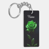 Levendige Neon Bloem Ontwerp Sleutelhanger (Voorkant Links)