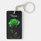 Levendige Neon Bloem Ontwerp Sleutelhanger (achterkant)