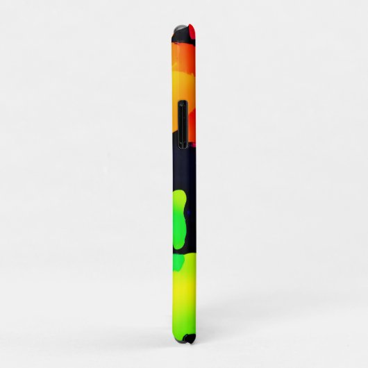 Levendige Neon Handprint Art Case-Mate iPhone Case (Achterkant/rechts)