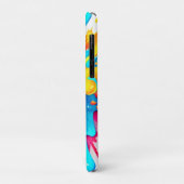Levendige Neon Paint Splash Art Case-Mate iPhone Case (Achterkant/links)
