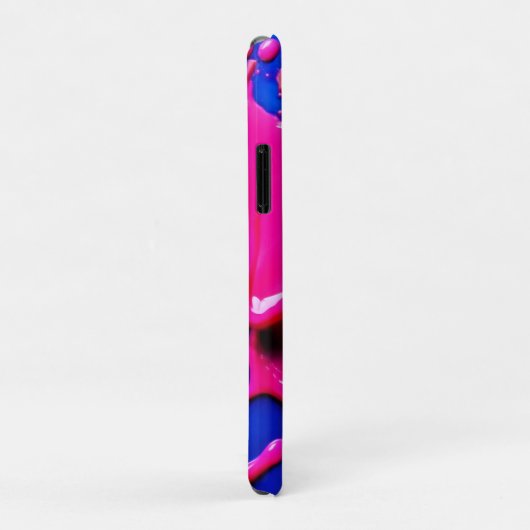 Levendige Neon Paint Splatter kunstwerk Case-Mate iPhone Case (Achterkant/rechts)
