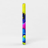 Levendige Neon Splashes op Dark Canvas Case-Mate iPhone Case (Achterkant/rechts)