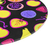 Levendige neon vruchten artistry snijplank (Hoek)