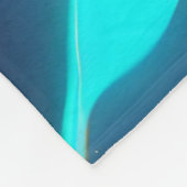 "Levendige Neon Water Ripples" Fleece Deken (Hoek)