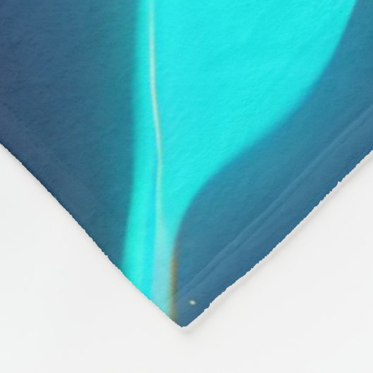 "Levendige Neon Water Ripples" Fleece Deken (Hoek)