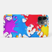 Levendige neonkleuren uiteenspat Case-Mate iPhone case (Achterkant (horizontaal))