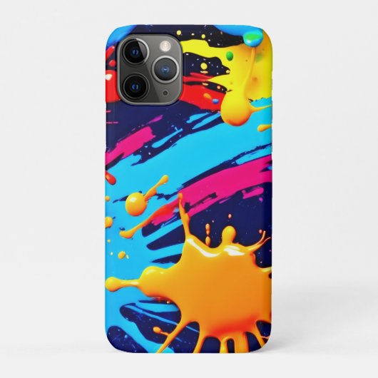Levendige Neonverf in Vloeiende Uitdrukking Case-Mate iPhone Case (Achterkant)