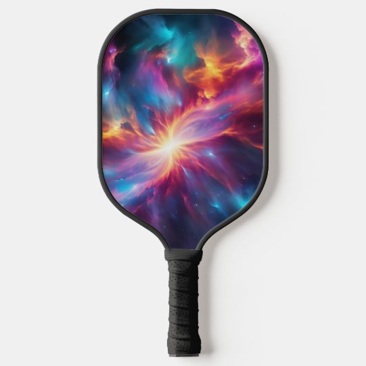 Levendige nevelexplosie pickleball paddle (Voorkant)