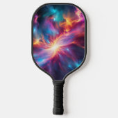 Levendige nevelexplosie pickleball paddle (Achterkant)