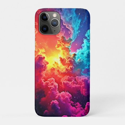 Levendige Nevelkunst: Kosmische Kleur Kunst Case-Mate iPhone Case (Achterkant)