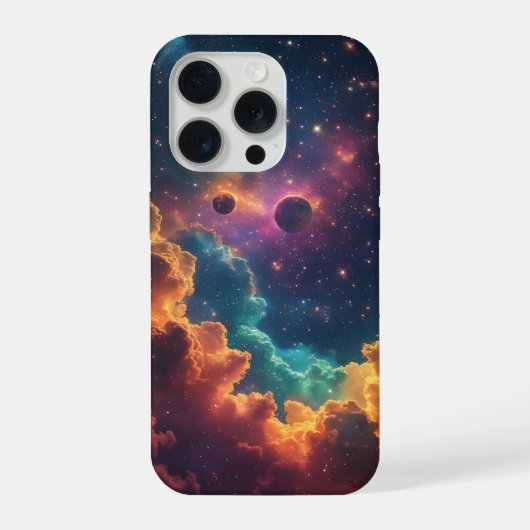 Levendige Nevelstelselsterrenstelselontwerp iPhone Hoesje (Achterkant)
