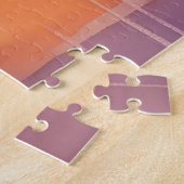 Levendige New Jersey Waterverf Sunset Art Legpuzzel (Zijkant)