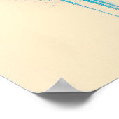 Levendige New York City kleurrijke skyline kunst Poster (Hoek)