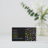 levendige notities visitekaartje (Staand voorkant)