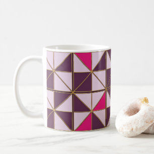 Levendige Nubische Geometrische Koffiemok