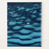 Levendige Oceaanstroom Textuur Planner (Achterkant)