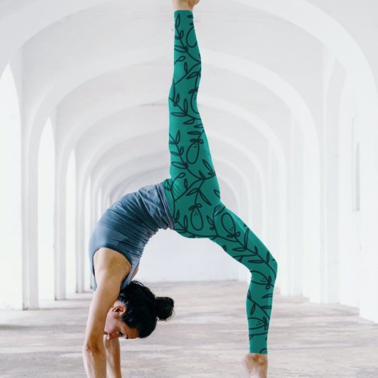 Levendige Ocean Patterns Leggings Design