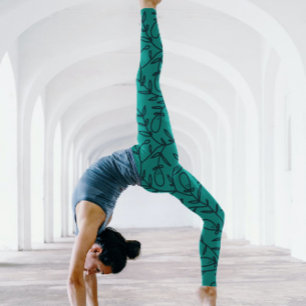 Levendige Ocean Patterns Leggings Design