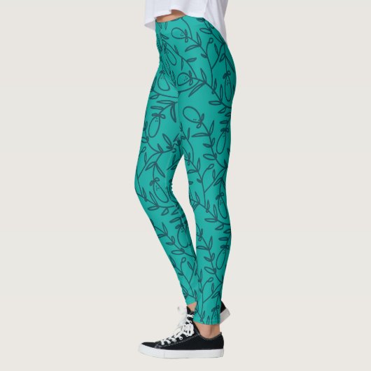 Levendige Ocean Patterns Leggings Design (Links)