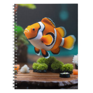 Levendige Ocellaris Clownfish-Notitieboek Notitieboek
