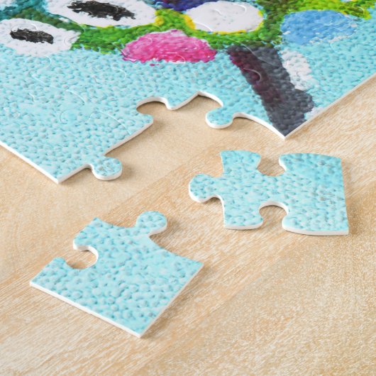 Levendige Octopus: Acryl Illustratie Legpuzzel (Zijkant)