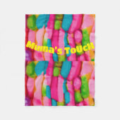 "Levendige omhelzing: kleine fleece deken (Voorkant)