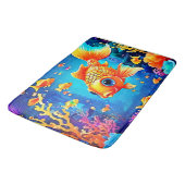 Levendige onderwater vis wereld ontwerp badmat (Gekanteld)