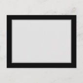 Levendige oneindigheid met een zwarte regenboogvli advieskaart (Achterkant)