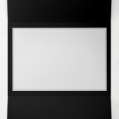 Levendige oneindigheid met een zwarte regenboogvli drieluik aankondiging (Binnenkant midden)