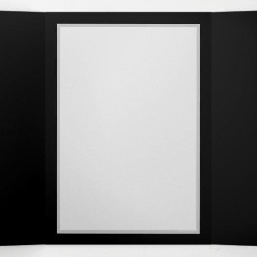 Levendige oneindigheid met een zwarte regenboogvli drieluik aankondiging (Binnenkant midden)