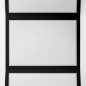 Levendige oneindigheid met een zwarte regenboogvli drieluik kaart (Binnenkant midden)