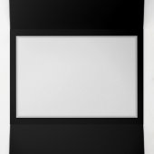 Levendige oneindigheid met regenboogvlinder op zwa drieluik kaart (Binnenkant midden)