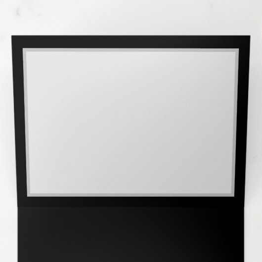 Levendige oneindigheid met regenboogvlinder op zwa drieluik wenskaart (Binnenzijde eerst)