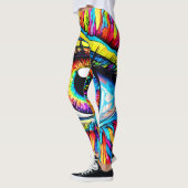 Levendige oogkunst leggings (Links)