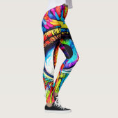 Levendige oogkunst leggings (Rechts)