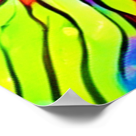 Levendige oogkunst poster (Hoek)