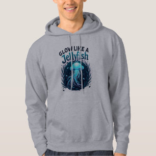 Levendige, op kwallen geïnspireerde Motivatie kuns Hoodie