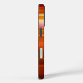 Levendige Oranje Abstracte gitaarkunst Case-Mate iPhone Case (Achterkant / Rechts)