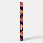 Levendige Oranje Bloemvormen Case-Mate iPhone Case (Achterkant / Rechts)