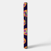 Levendige Oranje Bloemvormen Case-Mate iPhone Case (Achterkant / Links)
