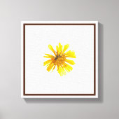 Levendige Oranje Blossom Wall Art Canvas Afdruk (Voorkant)