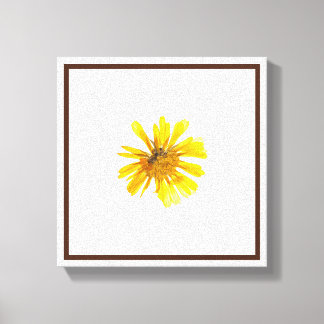 Levendige Oranje Blossom Wall Art Canvas Afdruk