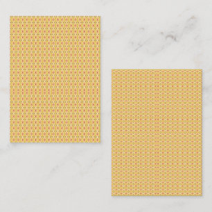 Levendige Oranje en gele cirkelachtergrond Visitekaartje