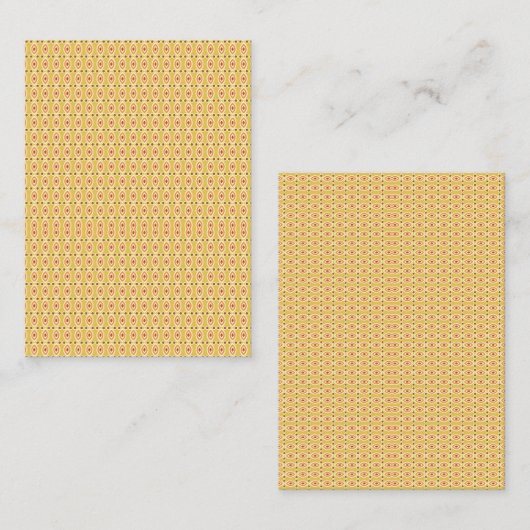 Levendige Oranje en gele cirkelachtergrond Visitekaartje (Voorkant / Achterkant)