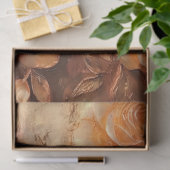 levendige oranje Franse rozen lichtbruin Tissuepapier (Geschenk)