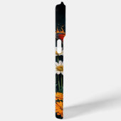 Levendige oranje insectenvlinder kamillebloemen Case-Mate iPhone case (Achterkant / Rechts)