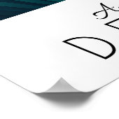 Levendige Oranje klaprozen Moderne botanische kuns Poster (Hoek)